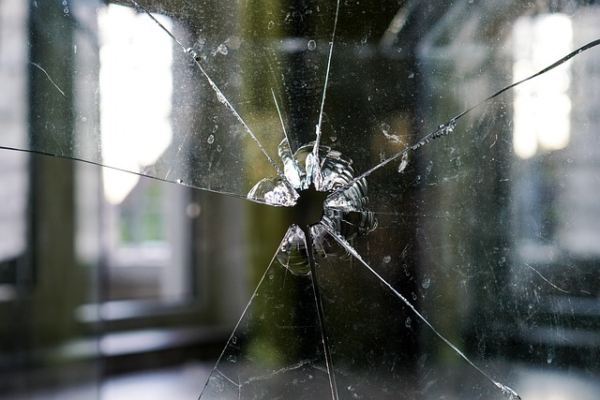 cracked window