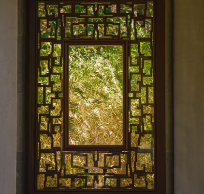decorative films over curtains