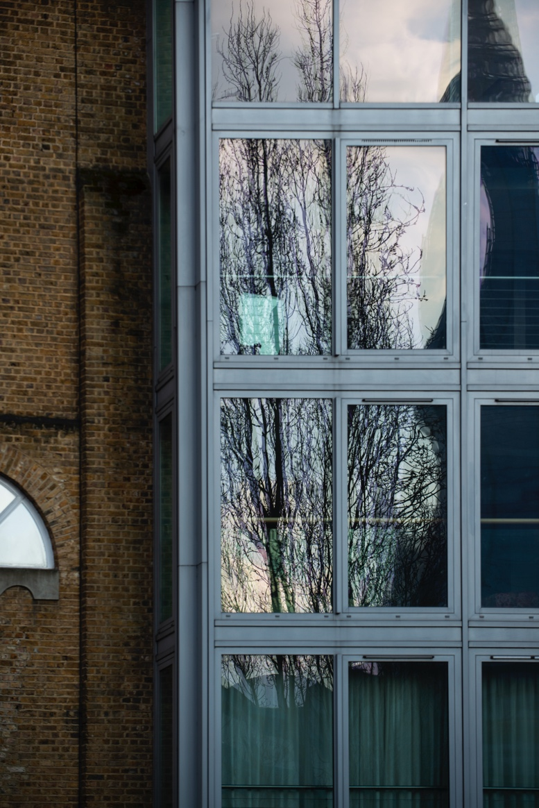 A professionally tinted window.