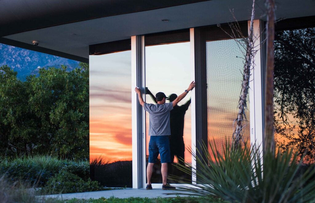modern house window film