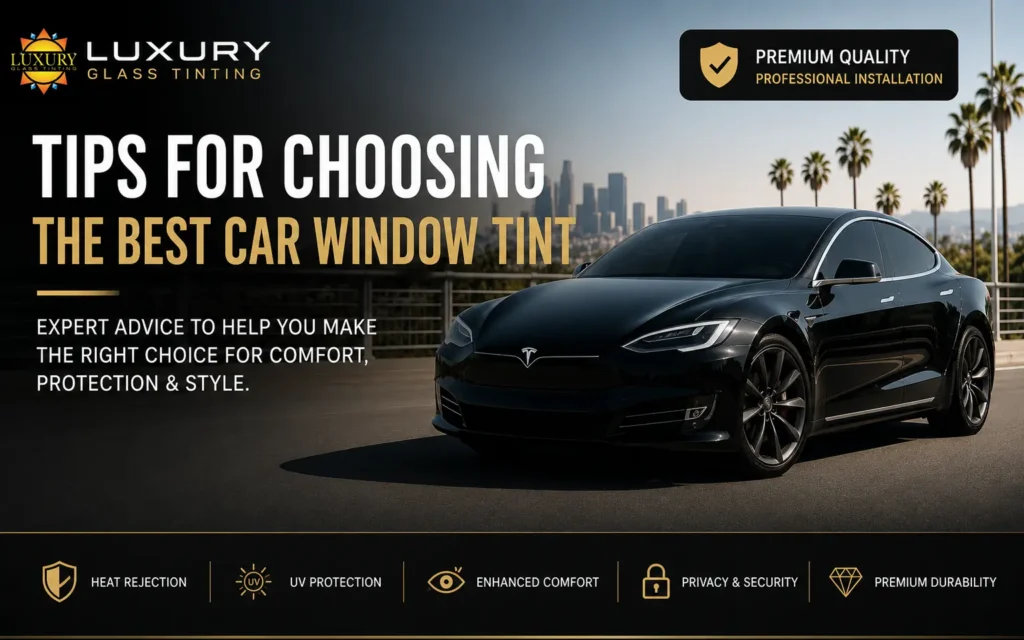 tips for choosing the best car window tint