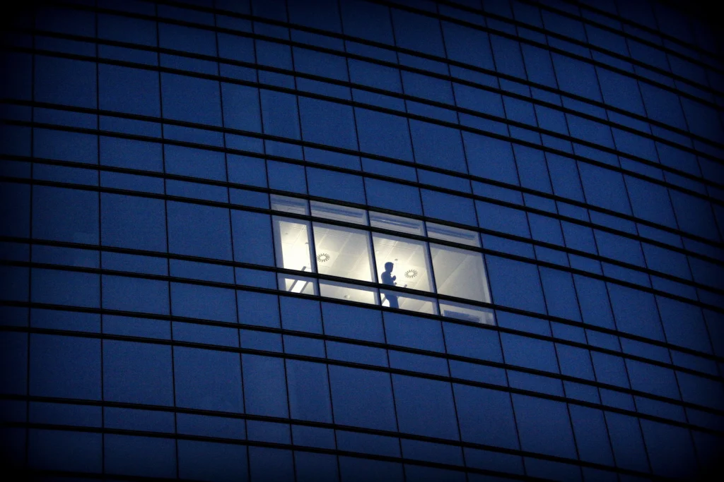 commercial office window film installation