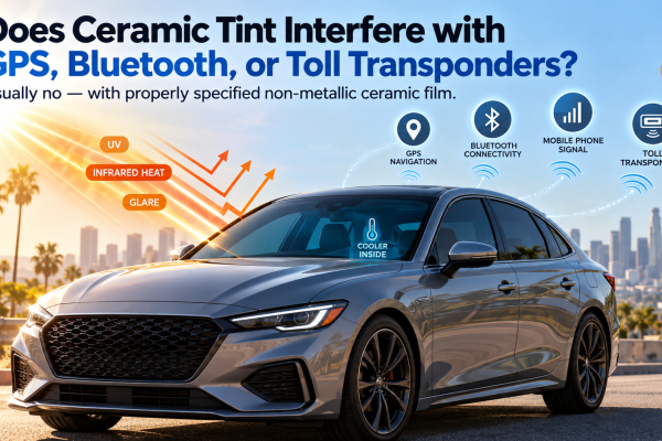 ceramic tint signal interference