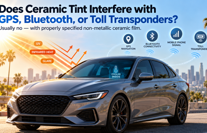 ceramic tint signal interference