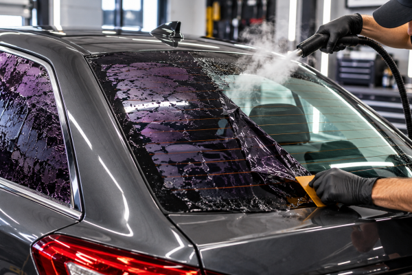 how to remove bubbling window tint