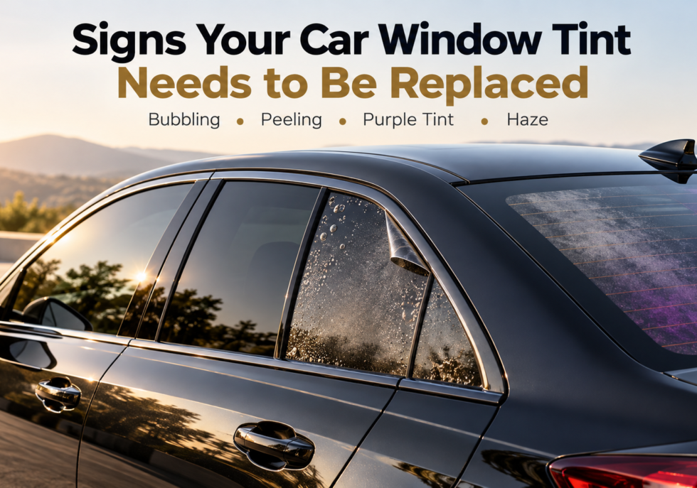 signs car window tint needs replacing