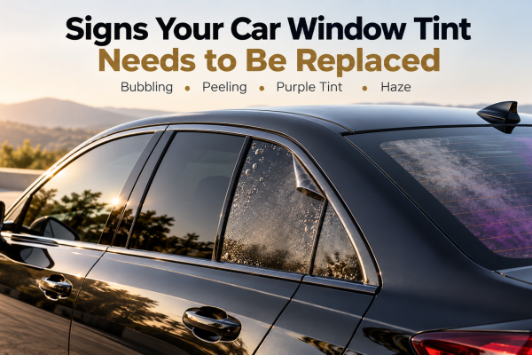 signs car window tint needs replacing