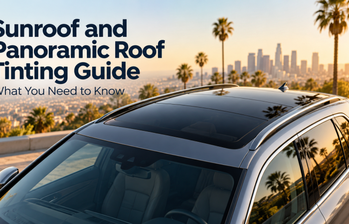 sunroof panoramic roof tinting guide