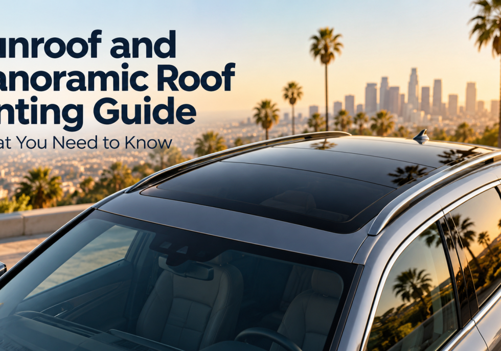 sunroof panoramic roof tinting guide