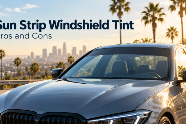 windshield sun strip tint pros cons