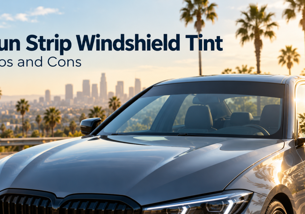 windshield sun strip tint pros cons